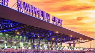 Thailand Airport Suvarnabhumi International bangkok [upl. by Vonnie]