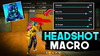 New Headshot MACRO Tool 100 Working  Free Fire Headshot Macro App for Mobile [upl. by Enilekcaj93]