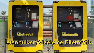 İstanbulkart Vizeleme Biletmatik  İstanbulkart Vizeleme İşlemi [upl. by Edmea]