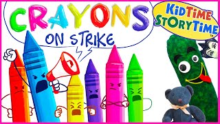 Crayons on STRIKE 😆 FUNNY read aloud 🖍️ [upl. by Euginimod]