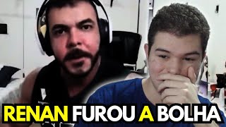 REAGINDO A TRETA DE RENAN E ALANZOKA RENAN FUROU A BOLHA [upl. by Arammahs]