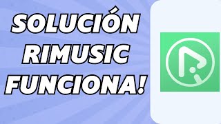 RiMusic Alternativa a Spotify Ya No Funciona [upl. by Teodor]