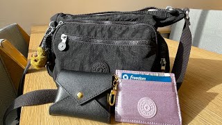 Unpacking Kipling Gabbie small  Vacation carry unwinding chat my only LV item [upl. by Judye]