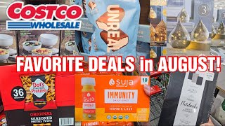 🛒COSTCO FAVORITE DEALS in AUGUST 2024✨️ [upl. by Noid]