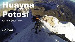 Huayna Potosi Climb  Bolivia [upl. by Fiedling]