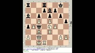 Stockfish 17 vs Texel 111  Kings Pawn Sicilian Defense chess [upl. by Crysta]