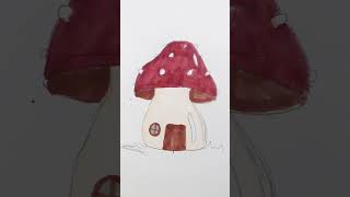 Tekenendrawing art mushroom [upl. by Cornall]