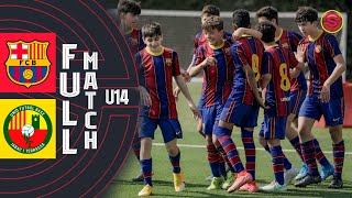 FULL MATCH FC Barcelona vs Jàbac Terrassa Infantil A U14 2021 [upl. by Oisangi]