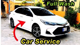 New Car Wash Karwa Di  Corolla Altis Special Edition New Model Car [upl. by Keri]