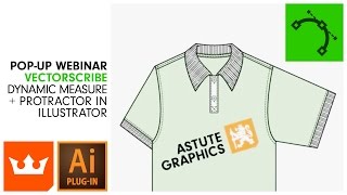 Webinar  VECTORSCRIBE  Dynamic Measure  Protractor in Illustrator [upl. by Collum]