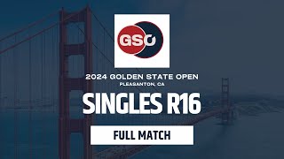 A PARRILLA VS E PORTILLO  SINGLES R16  2024 GOLDEN STATE OPEN [upl. by Daphie]