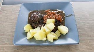 Recette du boeuf bourguignon au thermomix [upl. by Anilesor963]