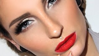 DECADES SERIES 50s Full Glam Makeup Tutorial  Glamorous Vintage 40s 50s Look [upl. by Annez]