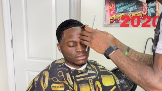 END OF 11 WEEKS WOLFING  360 WAVES HAIRCUT LOW TAPER  COARSE HAIR [upl. by Nailliw]