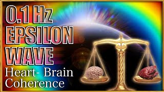 PURE 01 Hz EPSILON WAVE  174 Hz  Heart Brain Coherence Meditation  01 Hz Delta Frequency 🫀🧠 [upl. by Korenblat167]