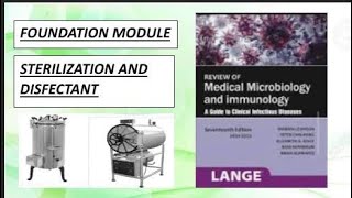 Foundation microbiology sterilization and disinfectant levinson bacteria microbiology [upl. by Adnovaj]