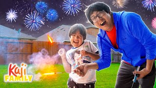 Kaji Family Firework Show and 4th of July Family Fun [upl. by Nigel]