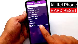 All Itel Phone Hard Reset Pattern Unlock Factory Reset Easy Trick With Keys [upl. by Sucram]