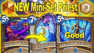 NEW MiniSet Priest Cards Are Powerful Reno Control Priest Showdown in the Badlands  Hearthstone [upl. by Yeltihw]