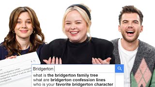 Bridgerton Cast Answer The Webs Most Searched Questions  WIRED [upl. by Naashar978]