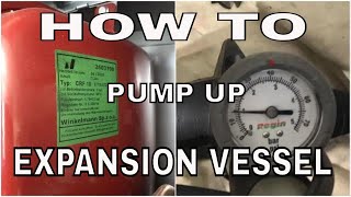 Recharging a combi boiler expansion vessel EXPLAINED [upl. by Denby186]