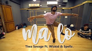 Tiwa Savage Ft Wizkid amp Spellz  quotMa Loquot dance  Ravi Varma Choreography [upl. by Nellda]