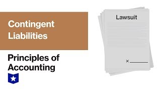 Contingent Liabilities  Principles of Accounting [upl. by Nosydam]