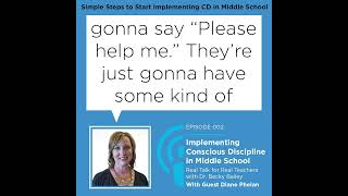 Simple Steps to Start Implementing Conscious Discipline in Middle School [upl. by Rosemary]