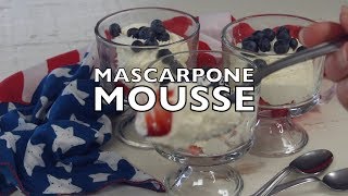 Mascarpone Mousse Dessert Recipe [upl. by Manuel]