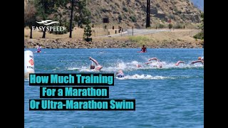 How Much Training for a MarathonUltraMarathon Swim [upl. by Nnawtna]