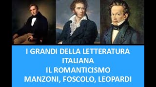 AUTORI ITALIANI DEL ROMANTICISMO [upl. by Bein60]