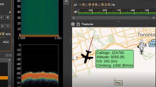 RTLSDR for AIS amp ADSB on SDRangel Local Map [upl. by Dorran]