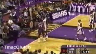 2000 TMac amp VC vs Young Steve Francis amp Hakeem Olajuwon TMac on Hakeem Part 1 [upl. by Neit]