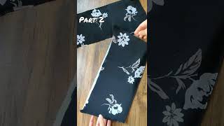 Part 2 Abaya cutting and stitching shorts abayafashion [upl. by Ettenel]