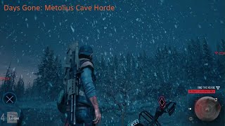 Days Gone Metolious Cave Horde [upl. by Deeyn]