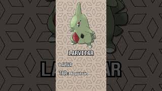 🦖Etimología Pokémon LARVITAR PUPITAR y TYRANITAR🦖 [upl. by Aicilegna]