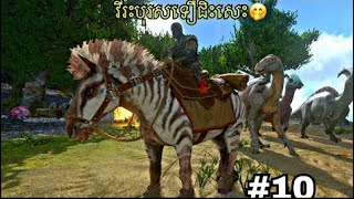 ចាប់សេះទុកជិះដើលេង 🐎🦓 Ark Mobile Tame Equus Episode 10 [upl. by Lissi]