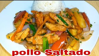 LOMO SALTADO de POLLO en Casa Fácil y Delícioso 😋Receta Caseracomida peruana [upl. by Adyela637]