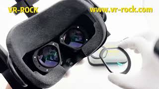 How to install Pimax Crystal Light Prescription Lenses  VR Rock [upl. by Bedelia]