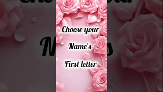 Choose your room to your names first letter 🥰💗music chooseyourroom love [upl. by Windy924]