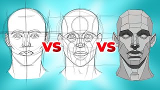 LOOMIS vs REILLY vs ASARO The Best Head Drawing Method [upl. by Charlotta953]