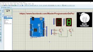 Contador de 0 a 99 metodo de multiplexacion con Arduino Uno [upl. by Nylknarf]