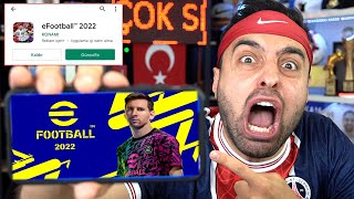 EFOOTBALL 2022 MOBİLE ÇIKTIII  PLAYSTATİON 5 DEN DAHA GÜZEL  EFSANE OYUN  PES 22 MOBİLE [upl. by Nelli474]