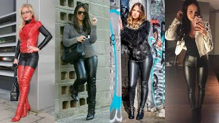 New 2024 Trending ideas of Gorgeous Leather lagging leatherfashion fashionable gorgeous [upl. by Drofnil]