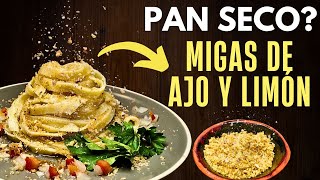 SORPRENDE🧄MIGAS DE PAN AL LIMÓN Y AJO🍋Descubre cómo innovar en la cocina panduro panseco panviejo [upl. by Hestia]