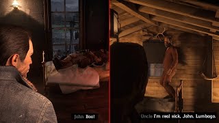 John AntagonizingRobbing Sleeping People  RDR2 [upl. by Buiron785]