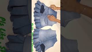 diy reuse outofwaste fashion stitching waste sewing [upl. by Madlin]