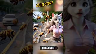 Cat girl needs your help 🐱💔 ai aicat aiart catstory catlover funny kidsvideo [upl. by Phare]