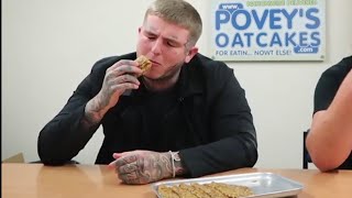 Food eating Oatcake Challenge Ft Luke Bailey [upl. by Ethban]