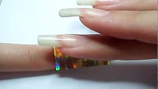 Nail Art Foils Tutorial [upl. by Swenson]